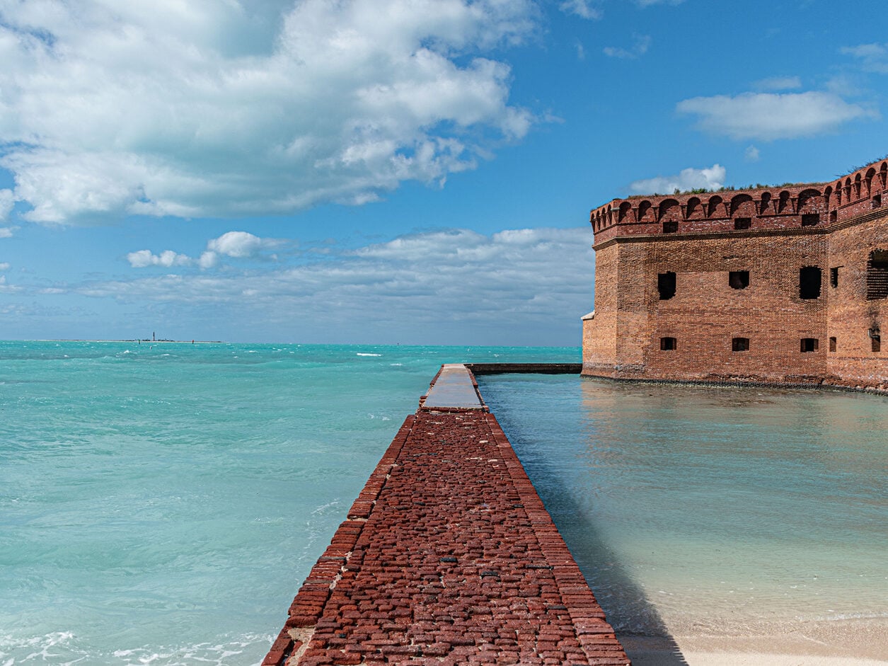 Best places to visit in January USA - Fort Jefferson