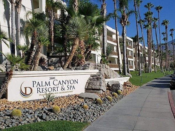 Palm Canyon Resort Entrance