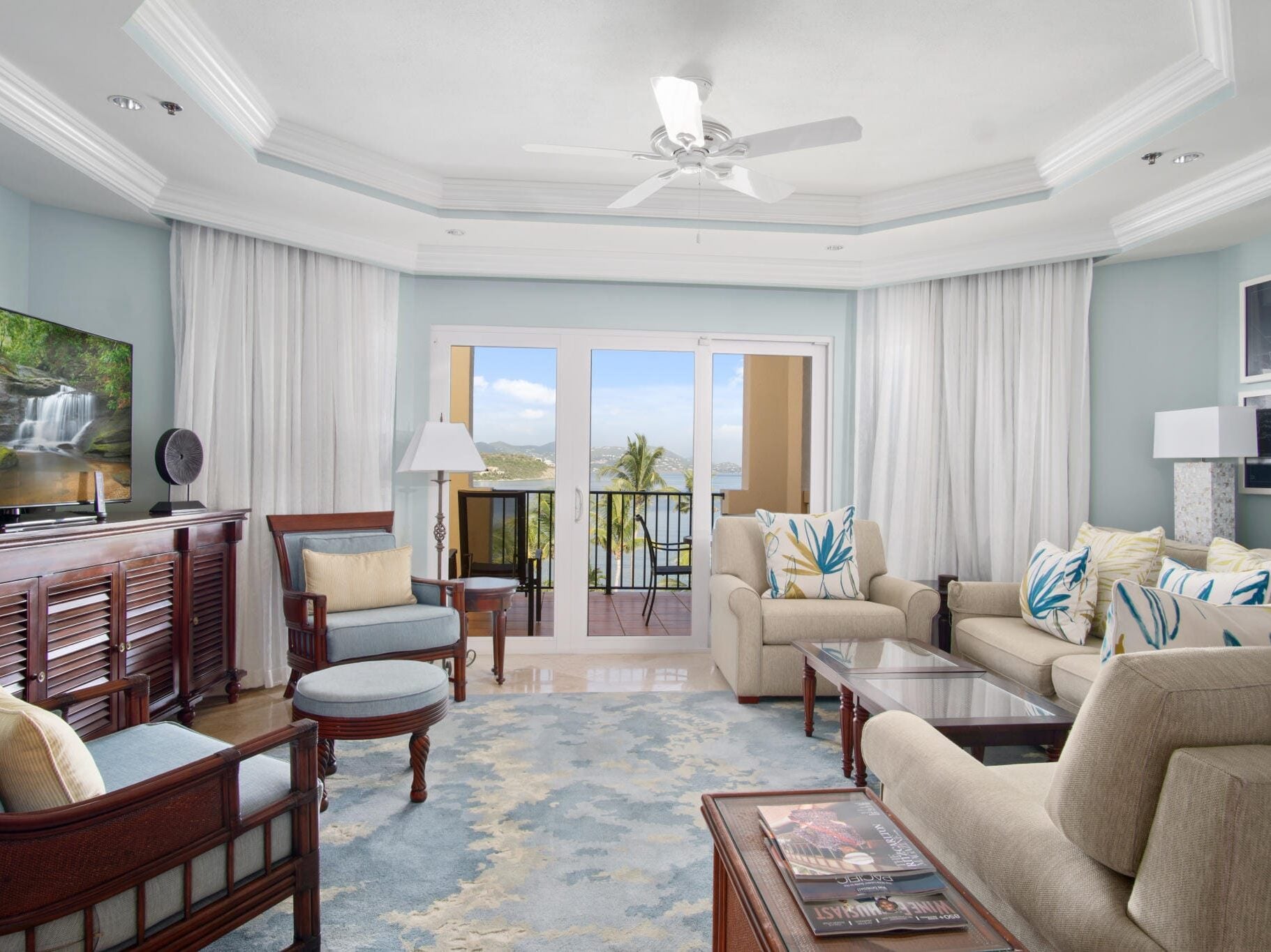 Ritz Carlton Club St Thomas Living Room