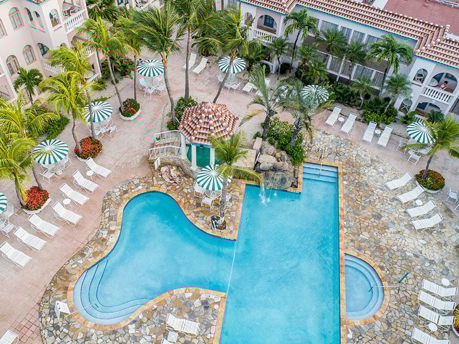 Caribbean Palm Village Aerial