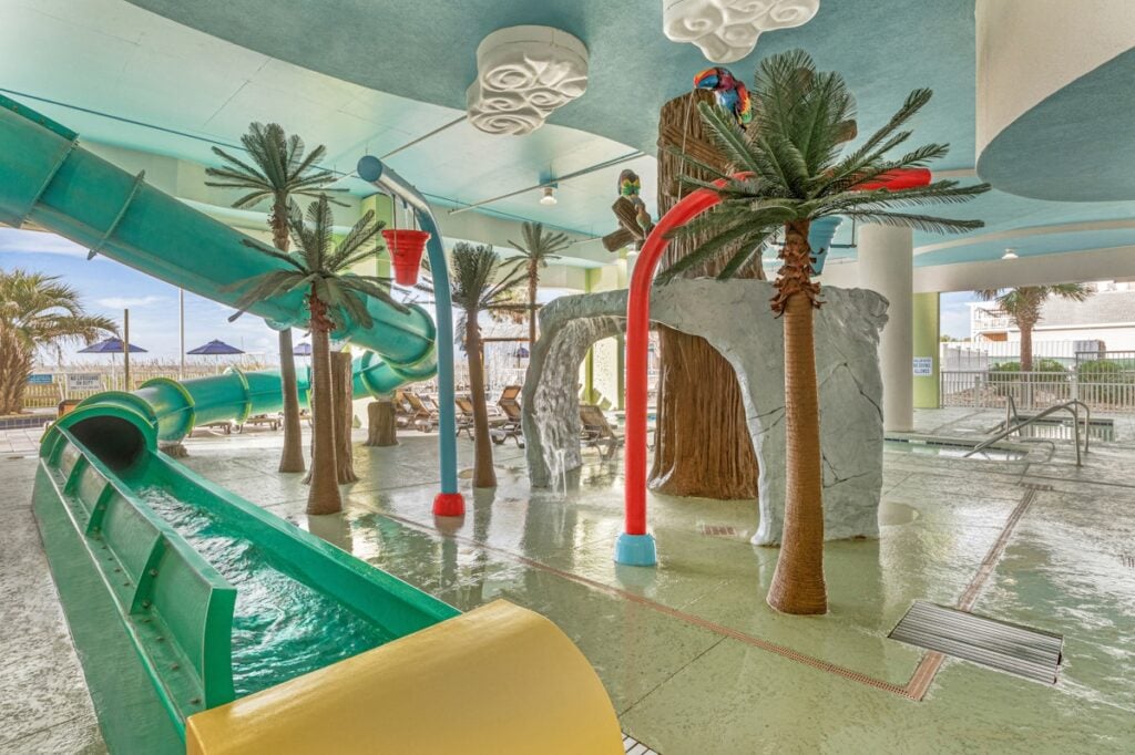 Splash Pad at Club Wyndham Towers on the Grove Cherry Grove Beach Vacation Rentals